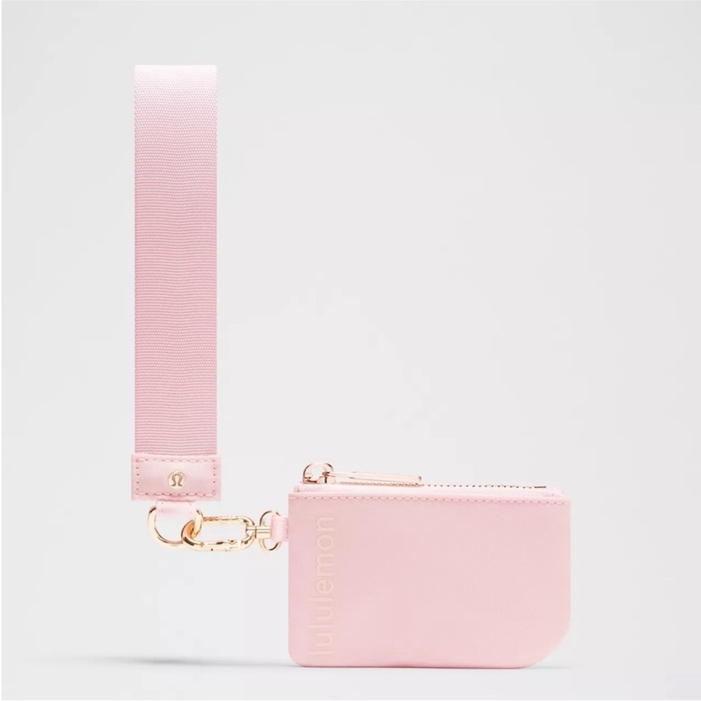 Lululemon Blissful Pink Dual Wristlet Key Pouch - Picture 3 of 11